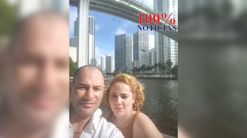 Karen Lacayo se reencuentra con su esposo e hijo, piden asilo político en EEUU