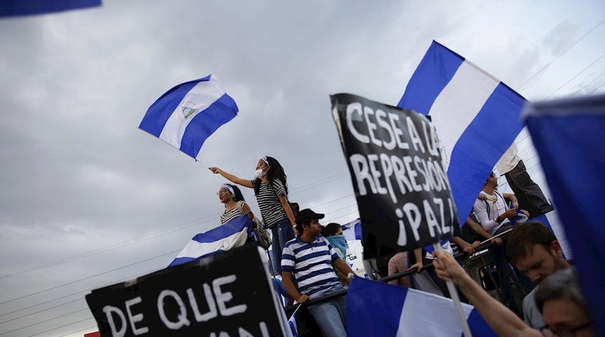 Una política de "represión" dinamiza la violencia en Nicaragua, según estudio