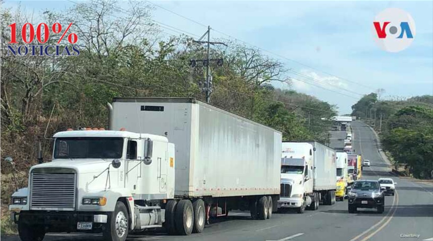 Costa Rica coordina con Nicaragua para reducir atasco de camiones en la frontera