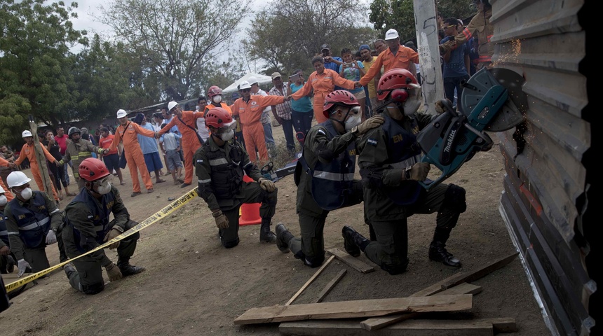 Simulacro de desastre en Nicaragua movilizó a 1,3 millones de personas