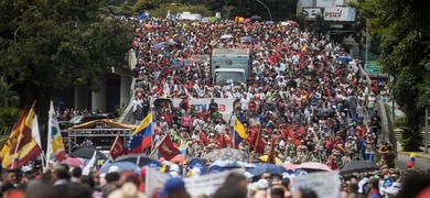 marcha chavista apoyo palestina