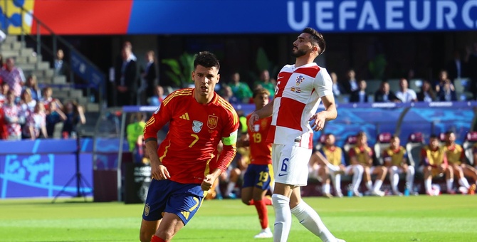 partido entre espana croacia