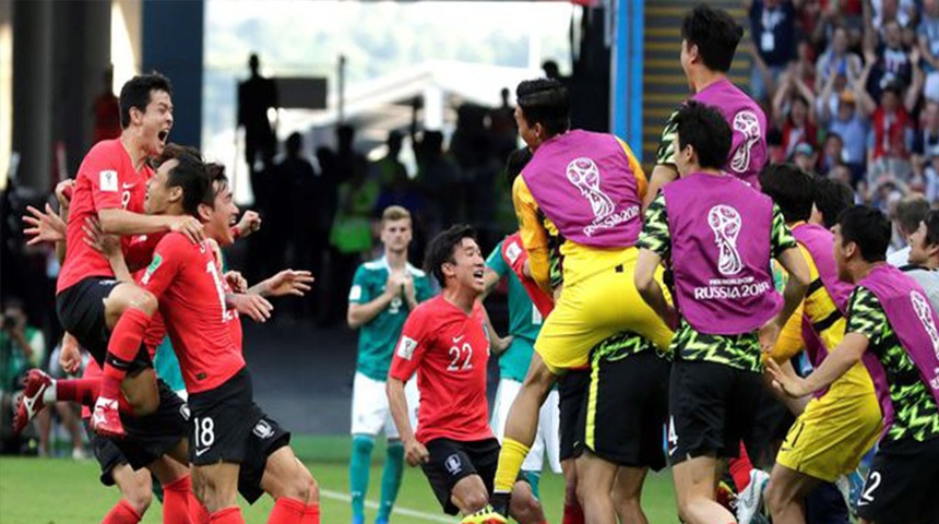 Corea del Sur da la sorpresa y elimina al campeón Alemania