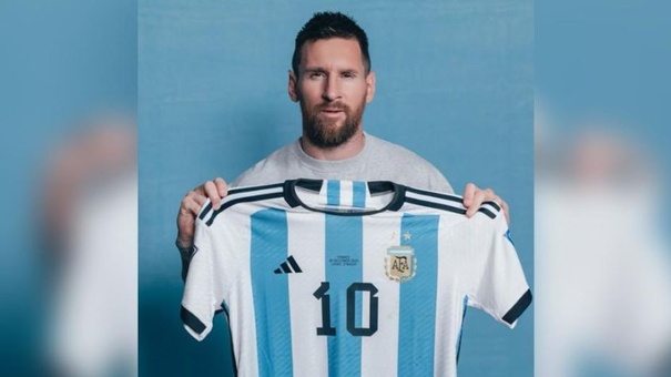 subastan camisetas messi usadas qatar