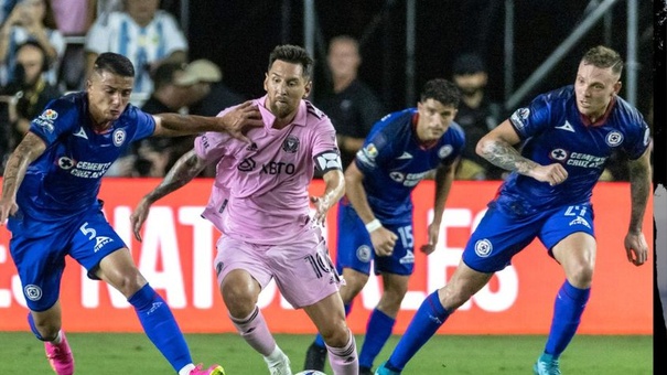 leo messi en accion inter miami