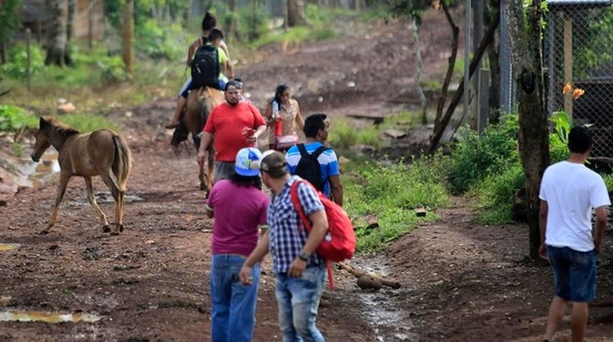 Una pequeña Nicaragua crece en la trocha