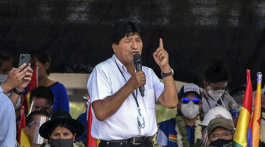 Evo Morales anuncia en Bolivia la creación de una Unasur de los "pueblos"