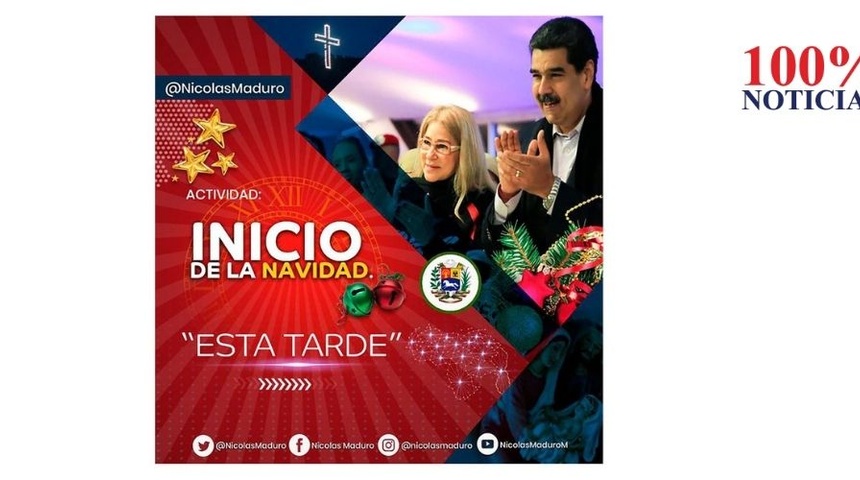 Nicolás Maduro adelanta la navidad en Venezuela