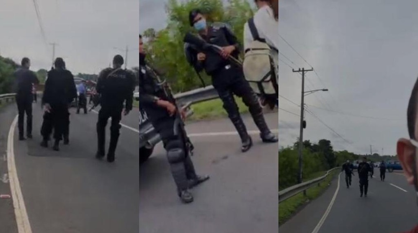 Antimotines agreden a miembros de Alianza Cívica al retenerlos en carretera a Masaya