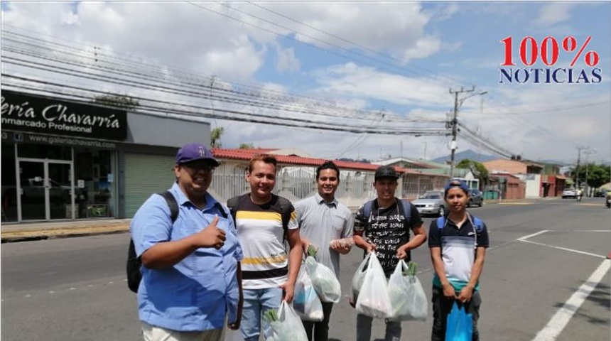 200 familias de refugiados nicaragüenses reciben alimentos por Corner of Love