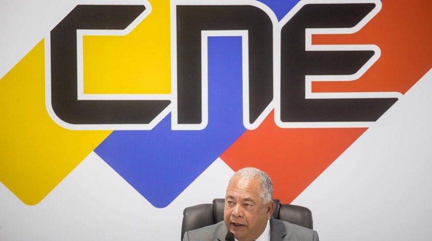 Presidente de ente electoral de Venezuela denuncia "campaña mediática" contra los comicios