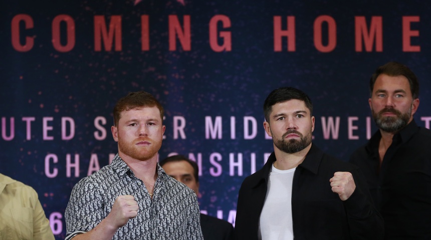 'Canelo' Álvarez le dice a Ryder que está recuperado de su cirugía