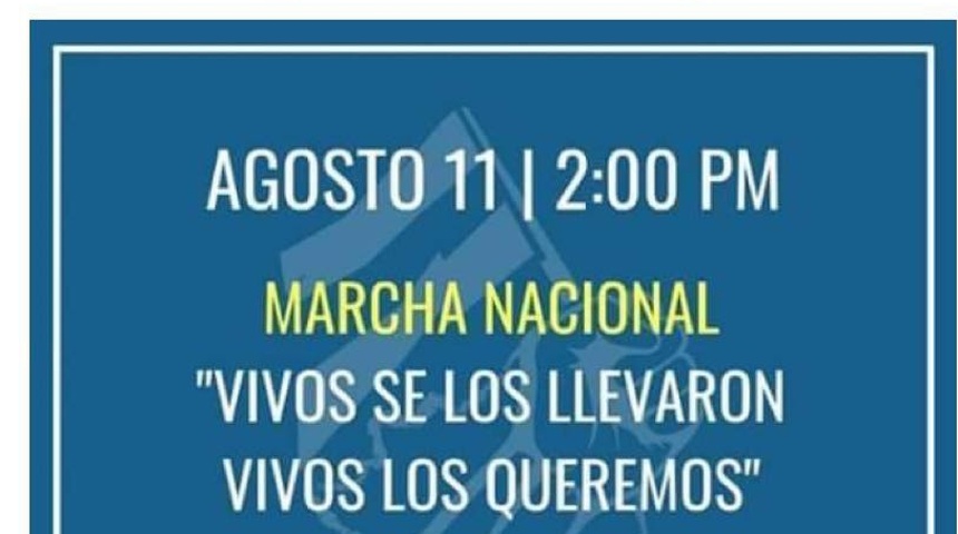 Marcha por presos políticos este sábado