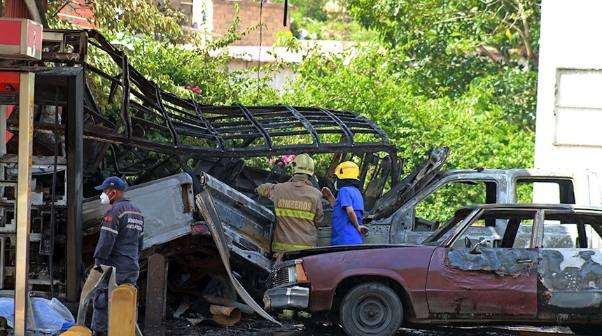 Venezuela: al menos un muerto y seis heridos por explosión en una gasolinera