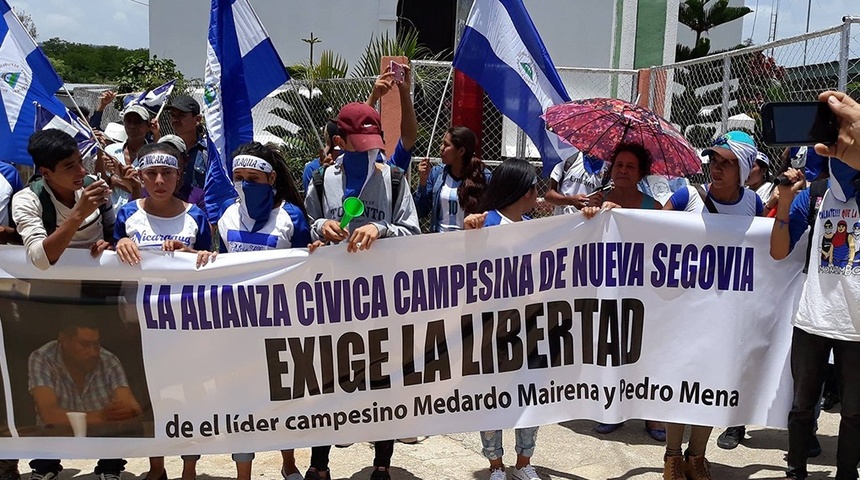 Alianza Cívica Campesina prepara marcha con o sin el "permiso" de la Policía sandinista