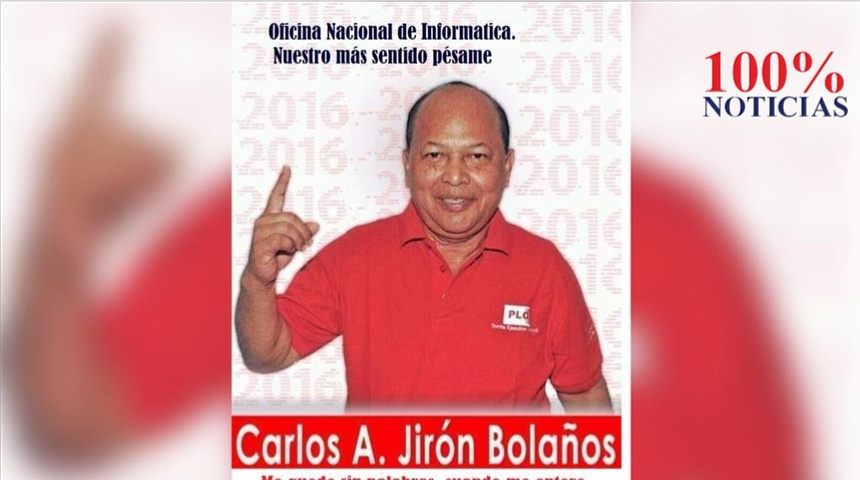 Fallece diputado del PLC Carlos Jirón y fue enterrado de forma inmediata y express esta madrugada