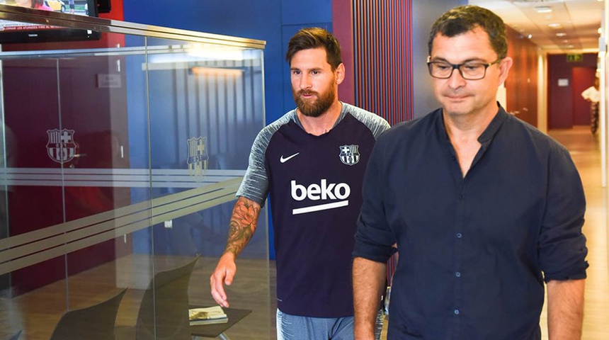 Messi pasa revisión médica del Barcelona