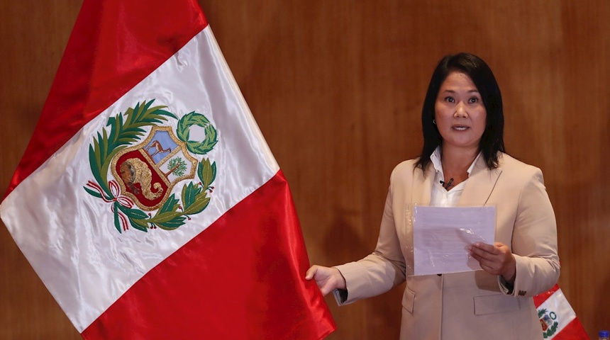 Fiscal pide prisión preventiva para la candidata peruana Keiko Fujimori