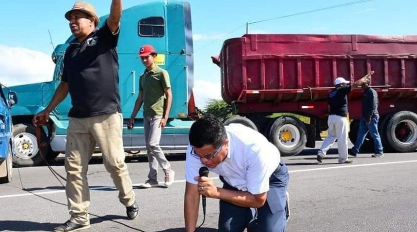 Evangélicos piden a Dios que no haya más accidentes en las carreteras de Nicaragua