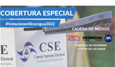 elecciones nicaragua cobertura 100% noticias