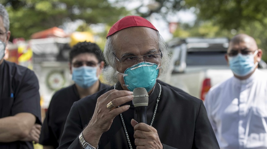 Nicaragua vive “momentos bastante difíciles”, afirma cardenal Brenes