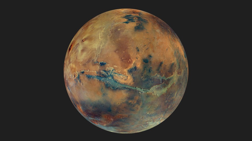 La misión Mars Express celebra 20 años con una nueva imagen de Marte