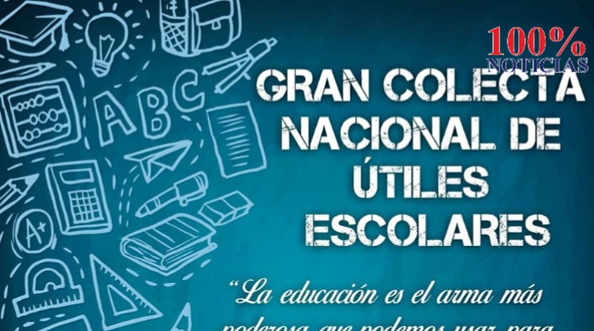 Realizan campaña de recolecta de útiles escolares para hijos de presos políticos y excarcelados