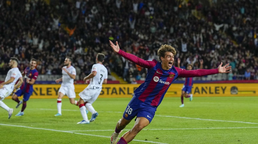 El juvenil Marc Guiu desatasca al Barça antes del clásico ganando 1-0 al Athletic Club