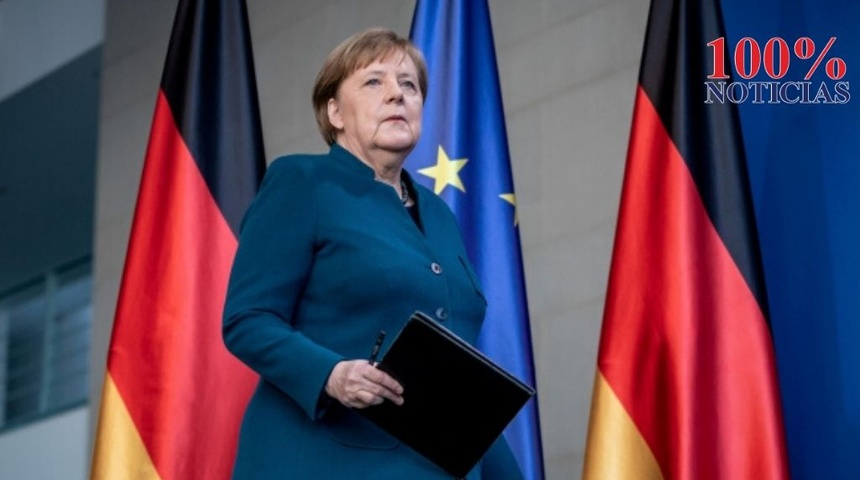 Canciller alemana Angela Merkel cumple cuarentena en su casa a la espera de prueba de covid19