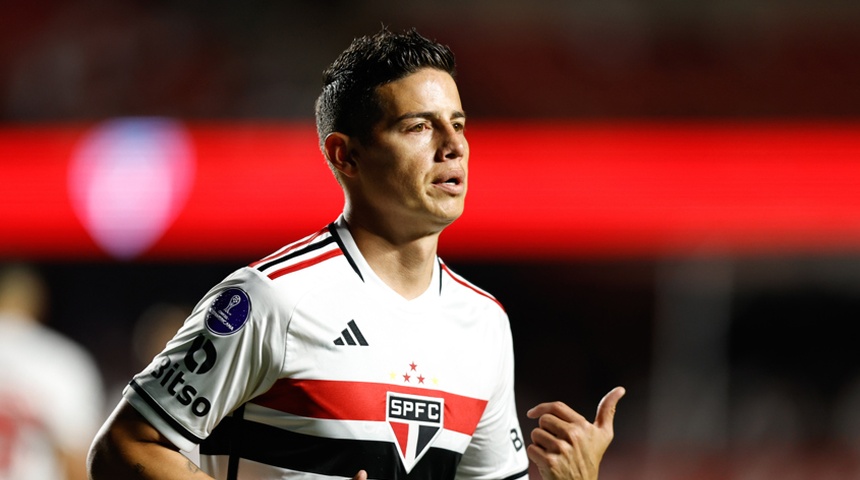 James Rodríguez deja en el aire su continuidad en el São Paulo