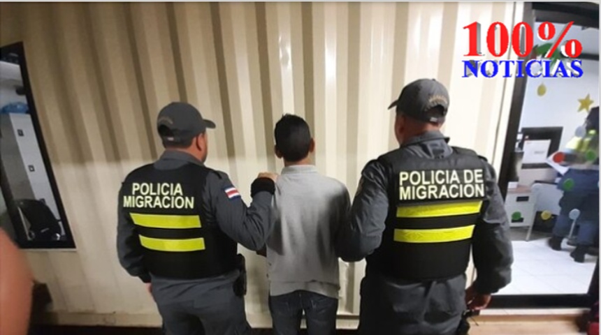 Policía de Migración de Costa Rica detienen a nicaragüense por supuesto abuso sexual