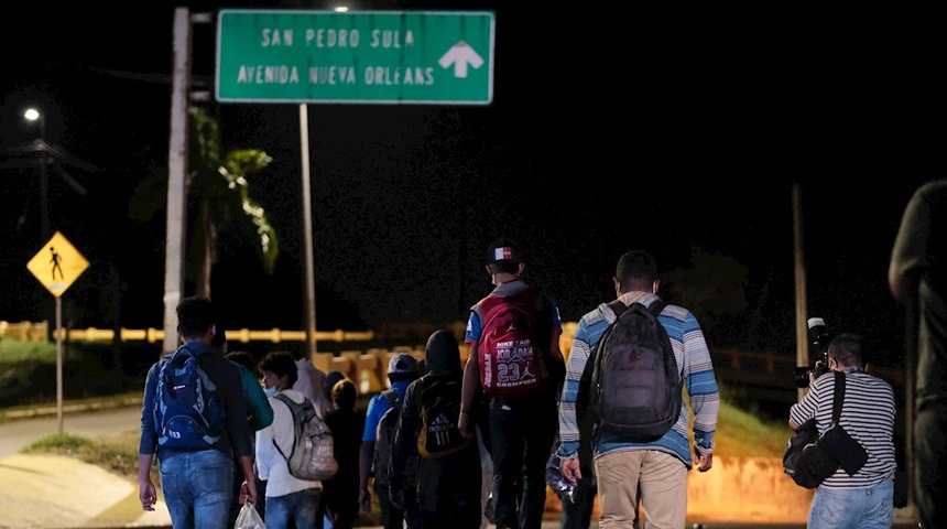 Honduras recibió 52.968 deportados en 2021, un 44,8 % más que en 2020