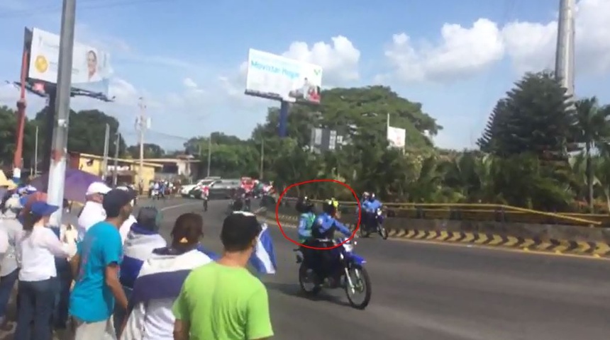 Policías hacen disparos al aire en marcha de autoconvocados