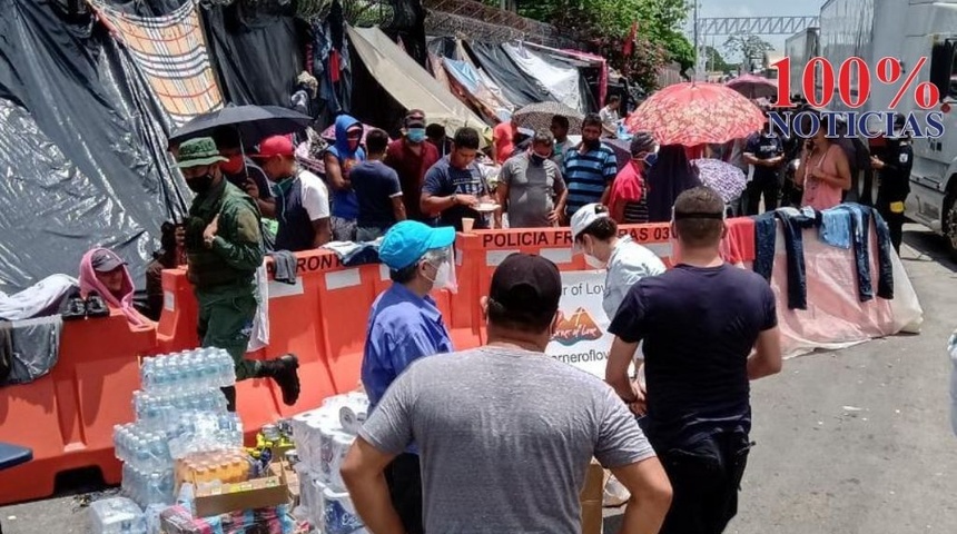 "Ya pasamos la prueba, nadie se ha enfermado" dicen nicas varados en Peñas Blancas, Nicaragua