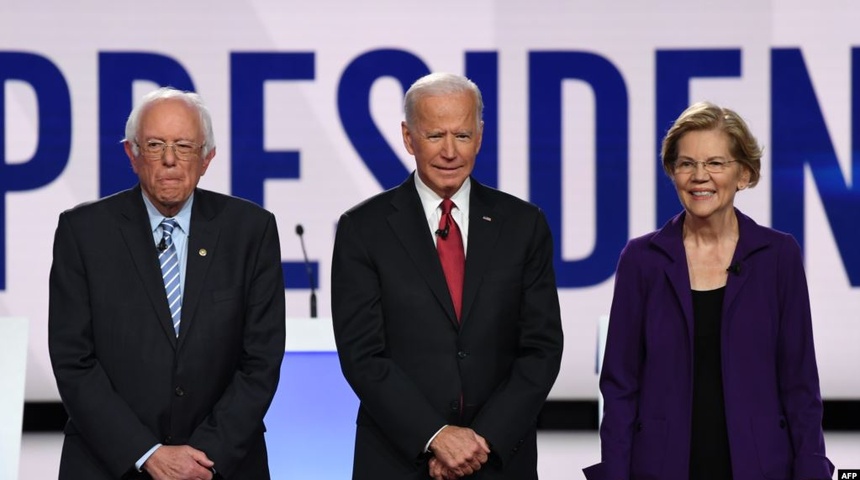 Seis aspirantes presidenciales demócratas debaten antes de votación en primer estado