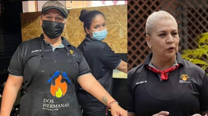 Nicaragüense y sus hijas alimentan gratis a personas necesitadas en Costa Rica