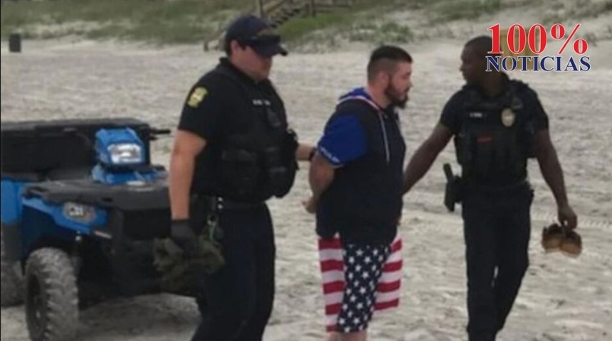 Entre la multitud que abarrotó las playas de Florida, policías capturaron a un fugitivo acusado de homicidio en Pensilvania