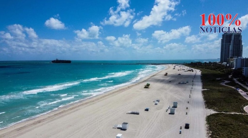 El gobernador de Florida autorizó la reapertura de las playas con horarios limitados