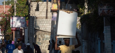 haiti puerto principe paralizada violencia