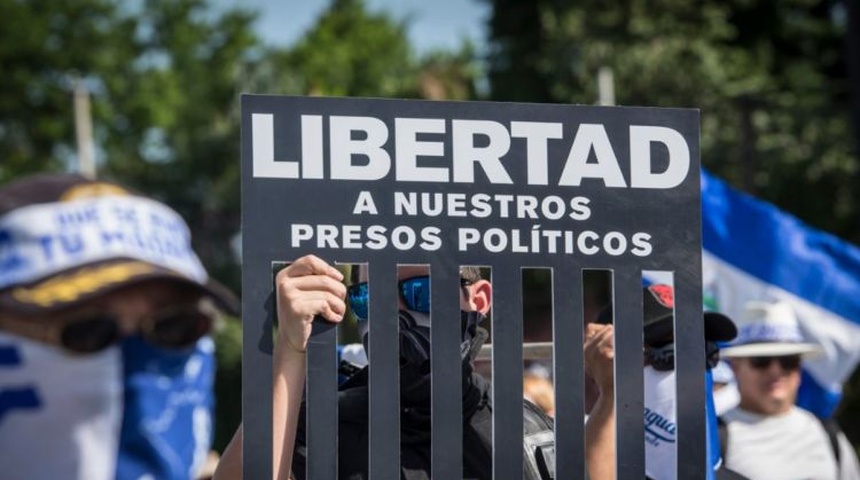 Tildan de positiva una campaña en Nicaragua para liberar a los "presos políticos"