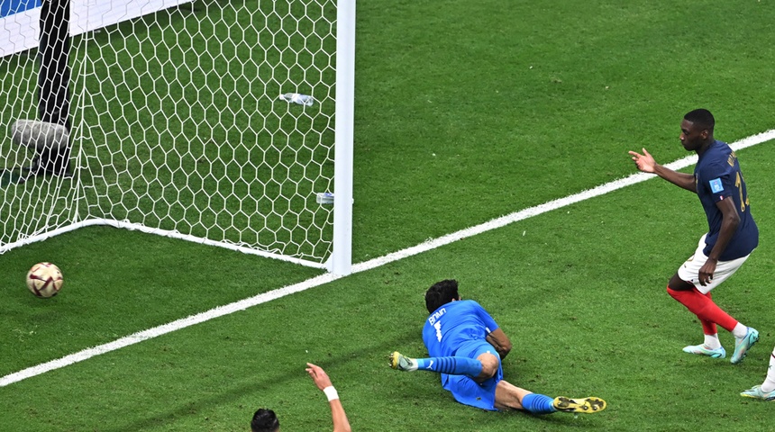 2-0. Francia derrumba el fortín marroquí camino de la final contra Argentina