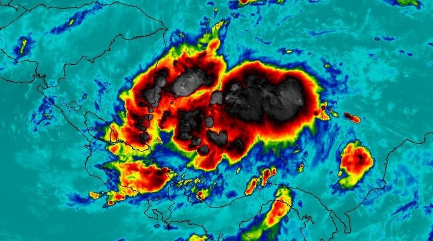 Nicaragua espera bajo resguardo el impacto de la tormenta tropical Bonnie