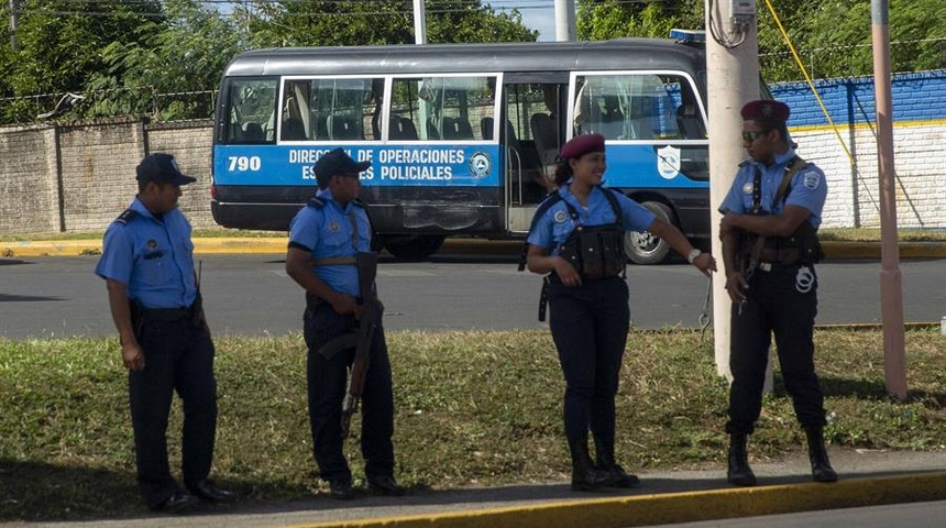 Despliegan a 14.000 agentes policiales en Nicaragua