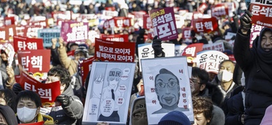 protestas contra presidente surcoreano Yoon Suk Yeol