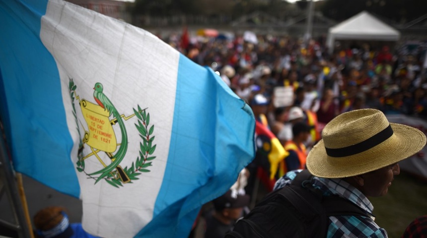 Campesinos de Guatemala protestan contra reformas a la economía informal