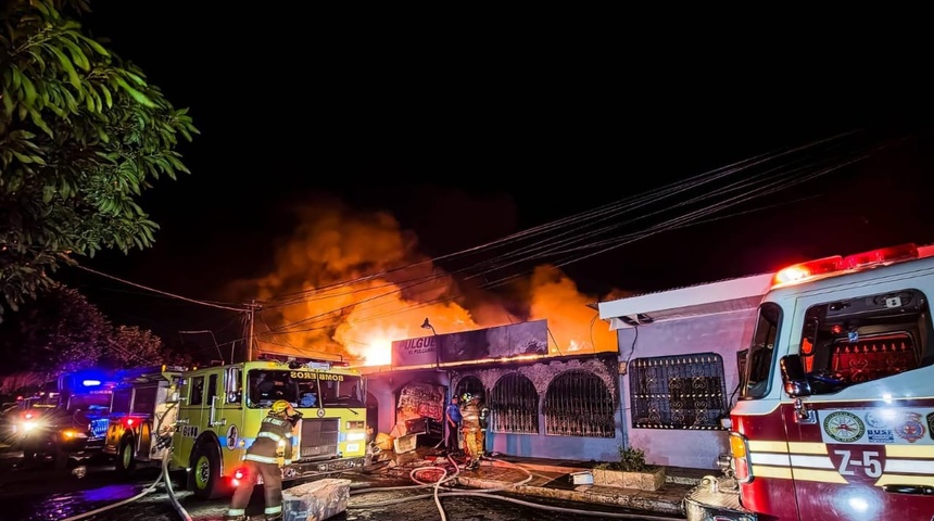 incendio barrio jose oriental managua