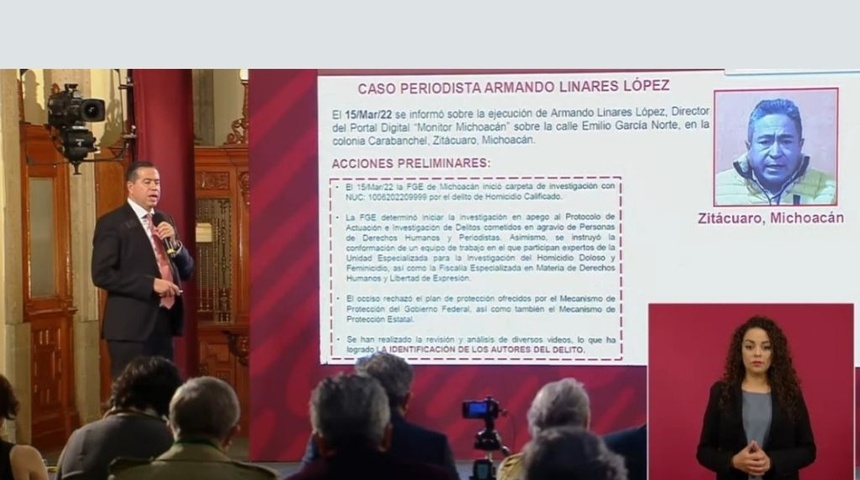 Identificados dos presuntos asesinos del periodista mexicano Armando Linares