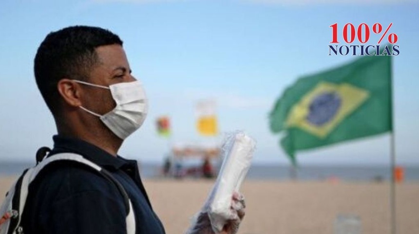 Brasil reportó 435 nuevas muertes por coronavirus y el total asciende a 5.901