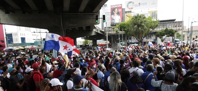 protestas paro en panama