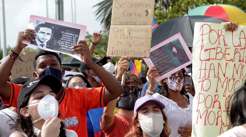 La juventud toma la palabra en la crisis colombiana